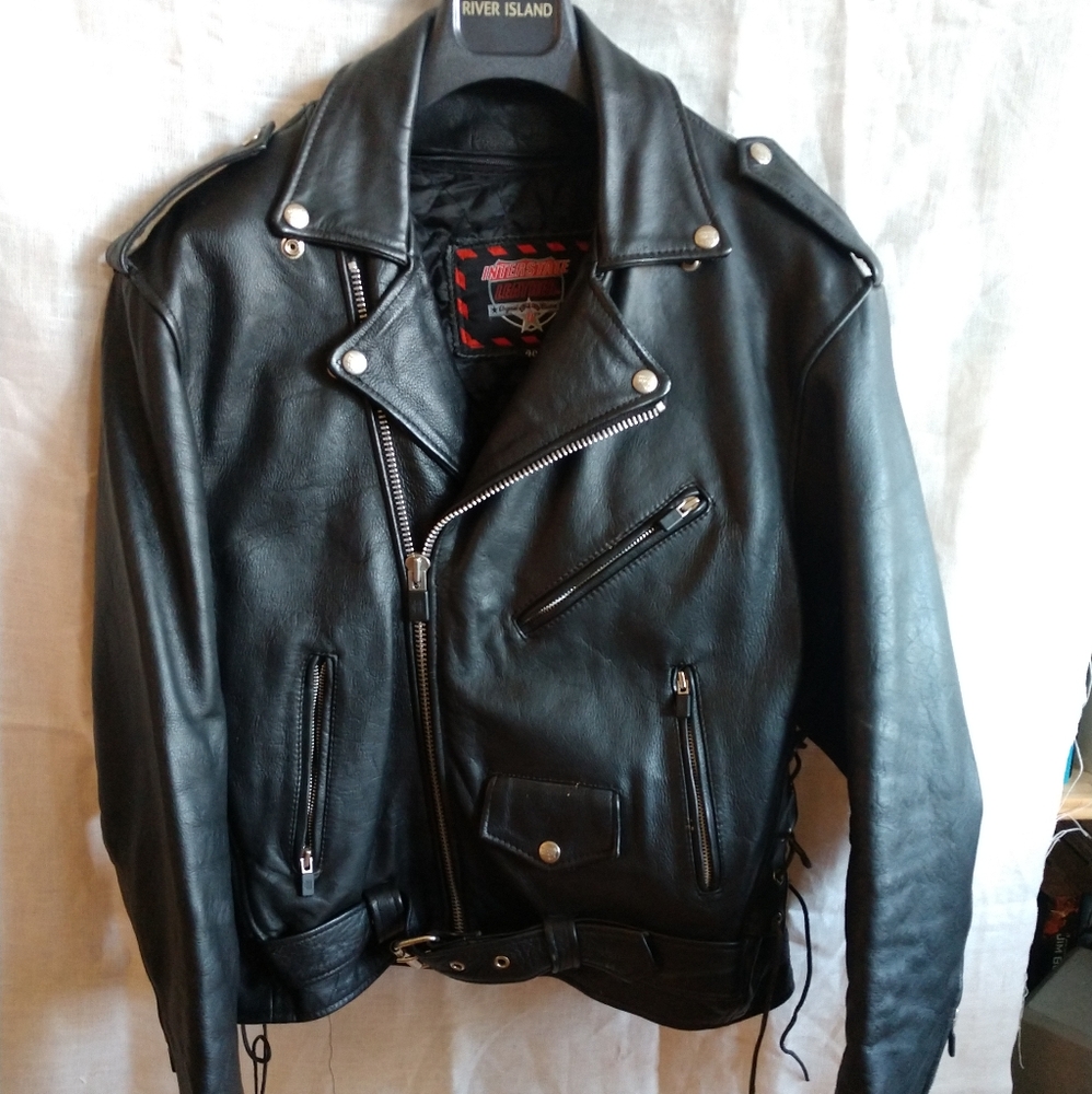 leather motorcycle jacket
